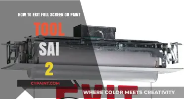 Quick Guide: Exiting Full Screen Mode in Paint Tool SAI 2