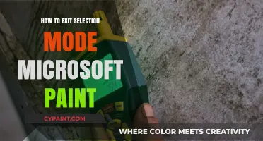 Quickly Exit Selection Mode in Microsoft Paint: A Simple Guide