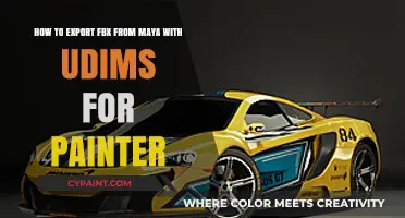 Exporting FBX from Maya with UDIMs for Painter: A Step-by-Step Guide
