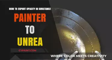 Exporting Opacity Maps from Substance Painter to Unreal: A Guide