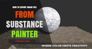 Exporting SBSAR Files from Substance Painter: A Step-by-Step Guide