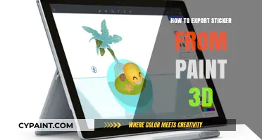 Exporting Stickers from Paint 3D: A Simple Step-by-Step Guide