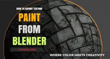 Exporting Texture Paint from Blender: A Step-by-Step Guide