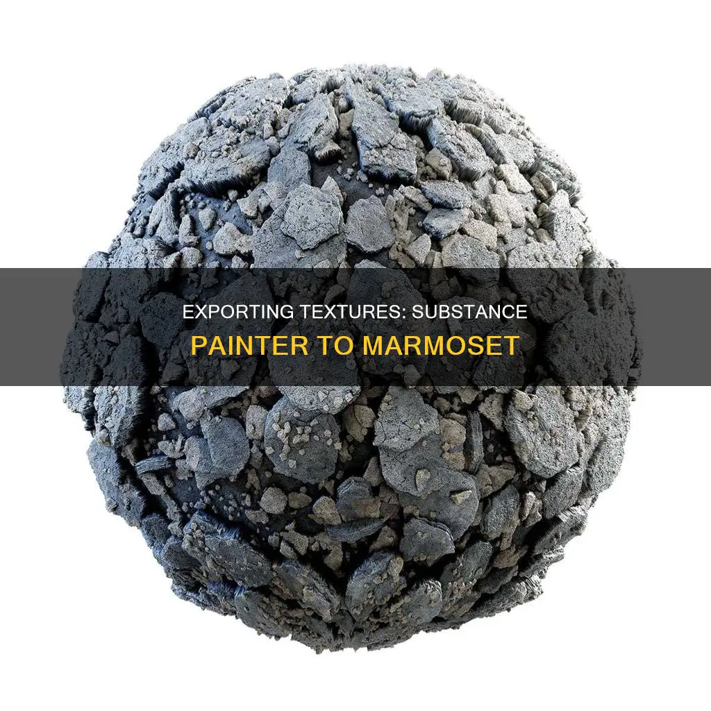 how to export textures from substance painter to marmoset