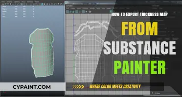 Exporting Thickness Maps from Substance Painter: A Step-by-Step Guide