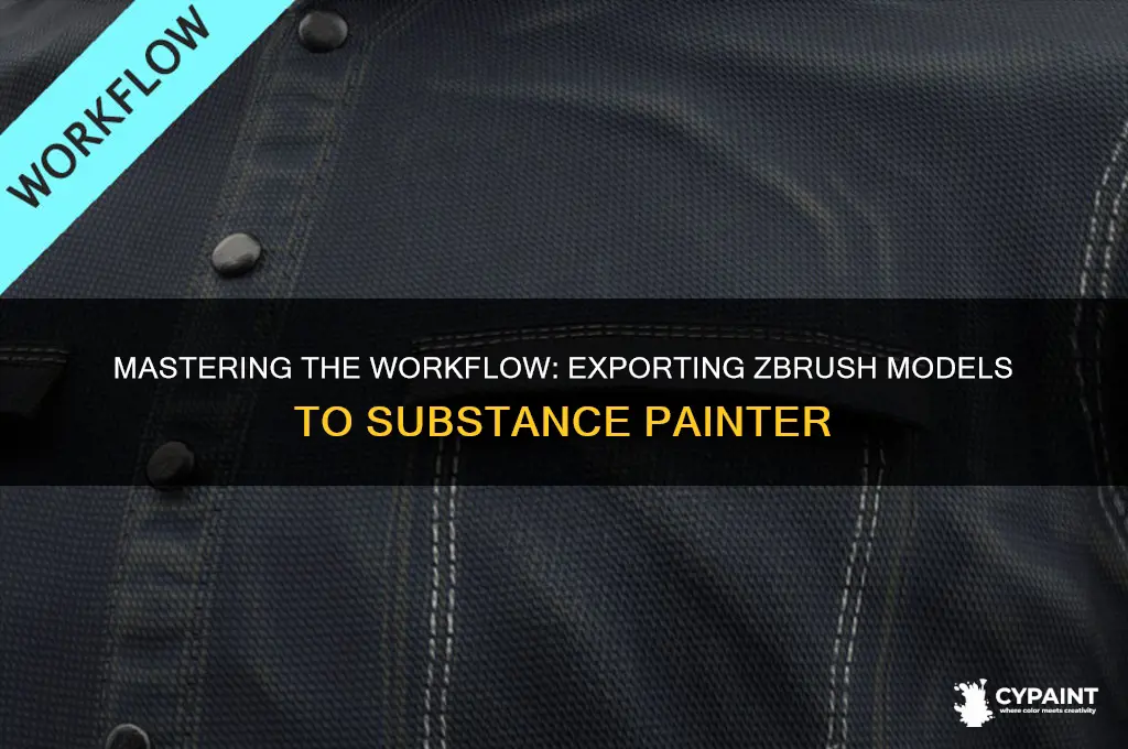 how to export zbrush into substance painter
