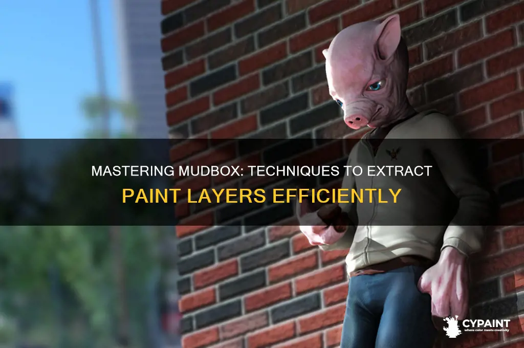 how to extract paint layers from mudbox