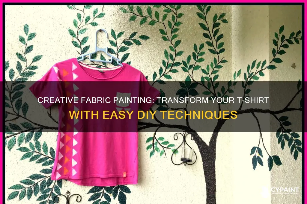 how to fabric paint a t shirt