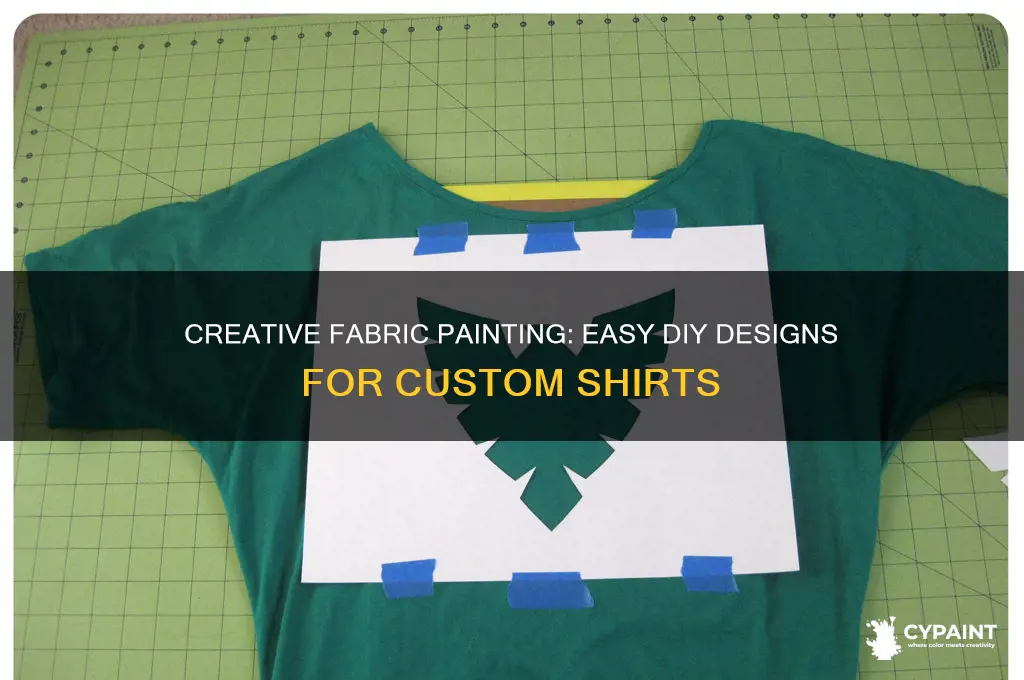 how to fabric paint designs on shirts