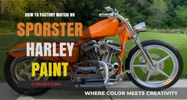 Factory Match 95 Sportster Harley Paint: Step-by-Step Restoration Guide