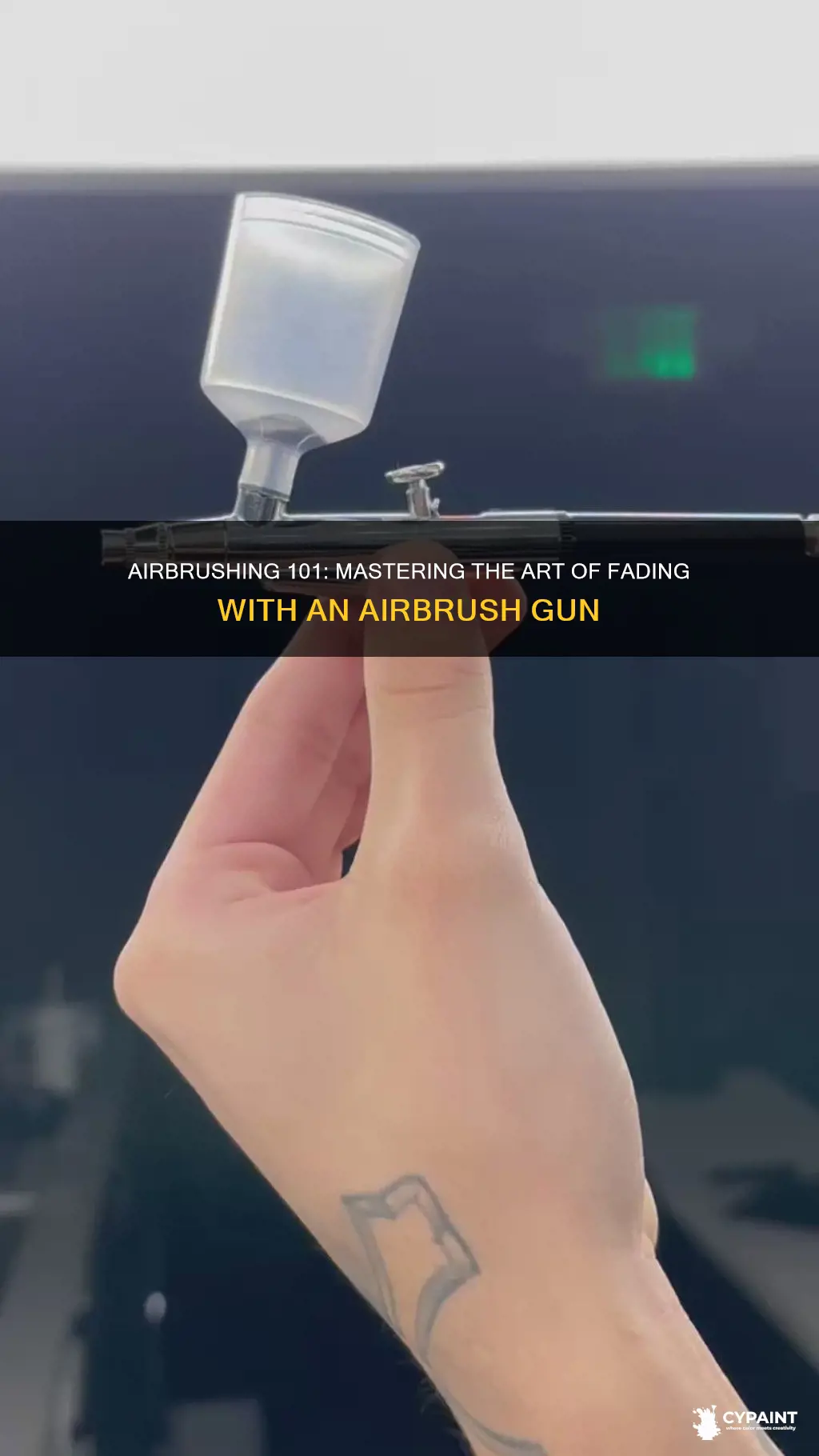 how to fade in paint with a airbrush gun