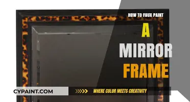 Master Faux Painting: Transform Your Mirror Frame with Creative Techniques