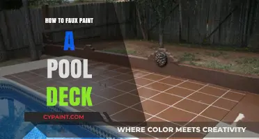 Transform Your Pool Deck: Easy Faux Painting Techniques for a Stunning Look