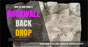 Master Faux Painting: Create a Stunning Rockwall Backdrop Effortlessly