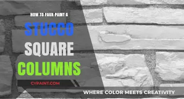 Master Faux Stucco: Transform Square Columns with Easy Painting Techniques