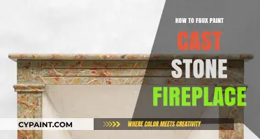 Master Faux Painting: Transform Your Cast Stone Fireplace with Easy Techniques