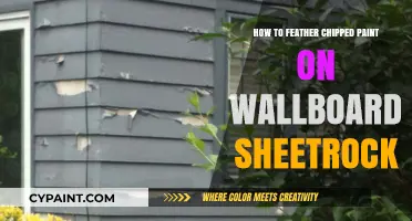 Feathering Chipped Paint: A Step-by-Step Guide for Wallboard Sheetrock