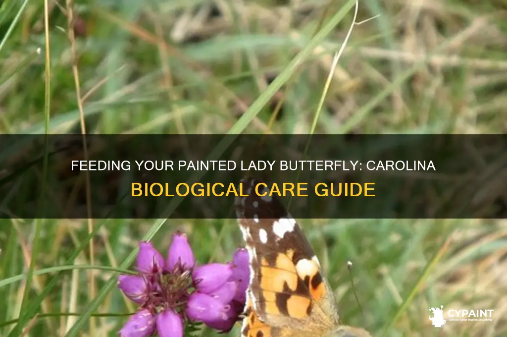 how to feed your painted lady butterfly carolina biological instructions