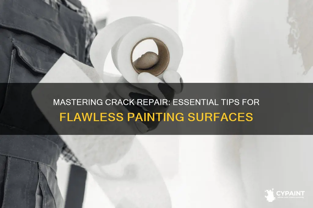 how to fi in craks for painting