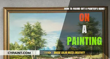 Unveiling the Artist: How to Identify a Painter's Name on a Painting