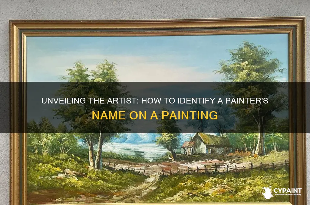 how to figure out a painter
