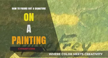 Unveiling the Mystery of a Painting's Signature