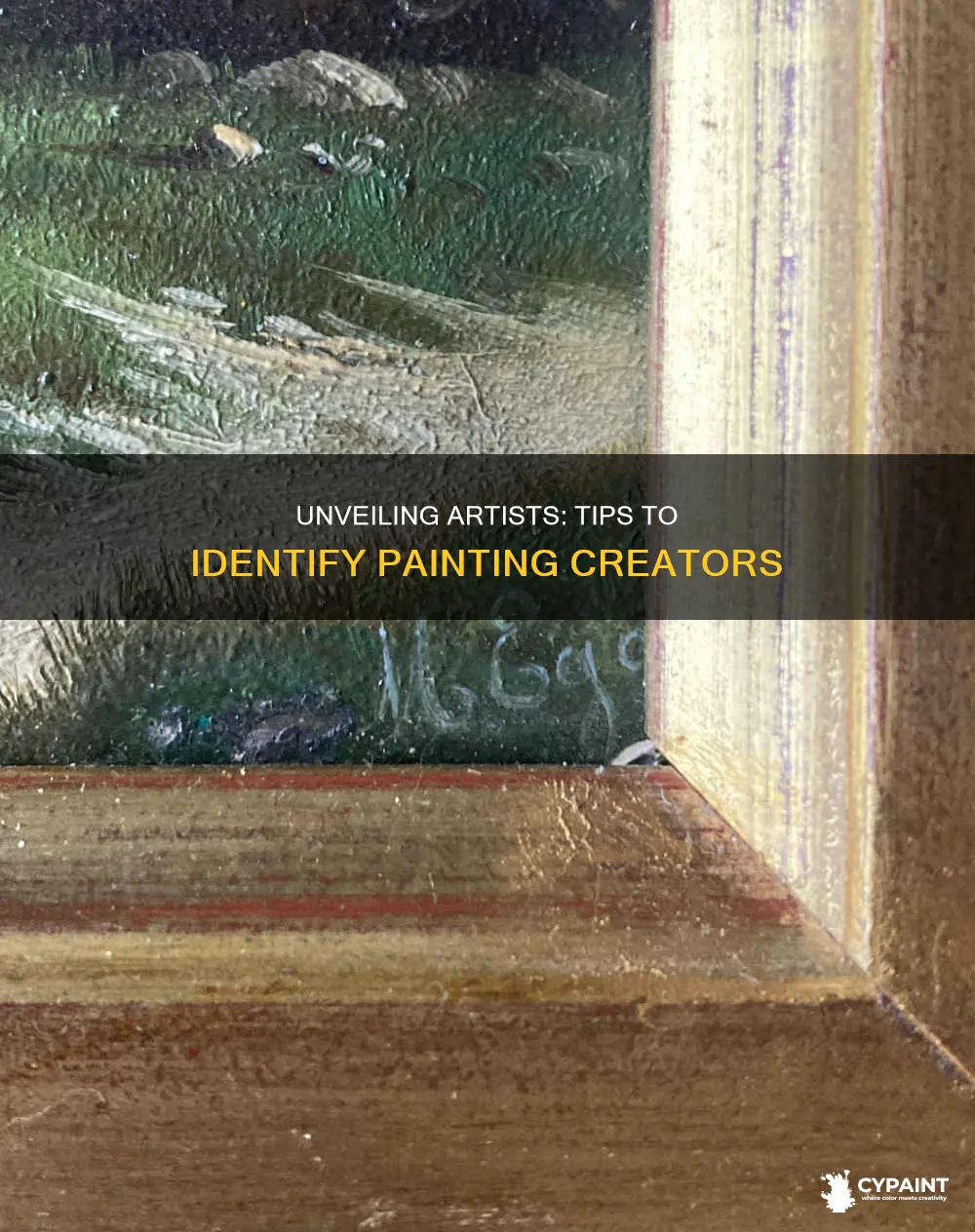 how to figure out the artist of a painting