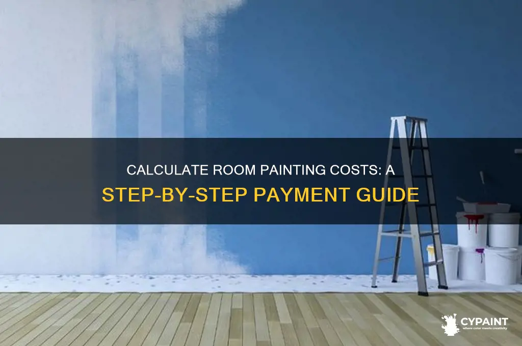 how to figure payment for painting a room