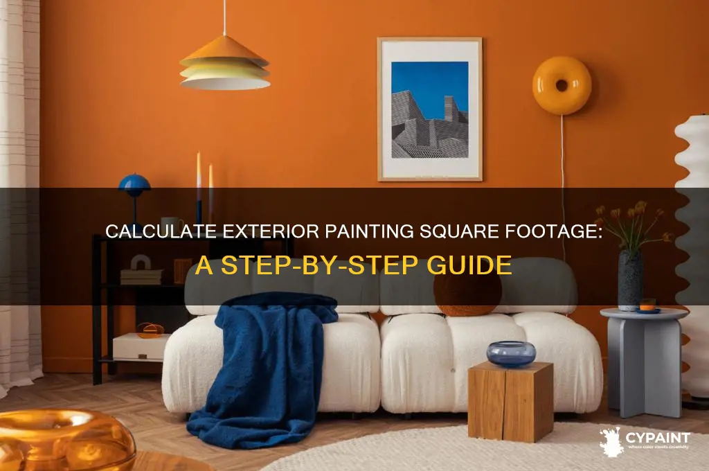how to figure square footage for exterior painting