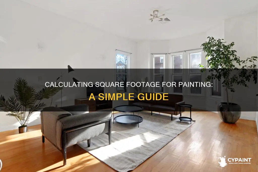 how to figure square footage for painting a room