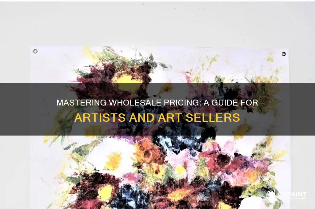 how to figure wholesale price on painting