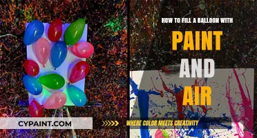 Creating Colorful Balloons: Paint and Air