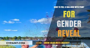 Creative Gender Reveal Idea: Filling Balloons with Paint for a Splashy Surprise