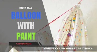 Creative DIY: Filling Balloons with Paint for Unique Art Projects