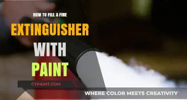 Creative Fire Extinguisher Hack: Filling It with Paint for Art Projects