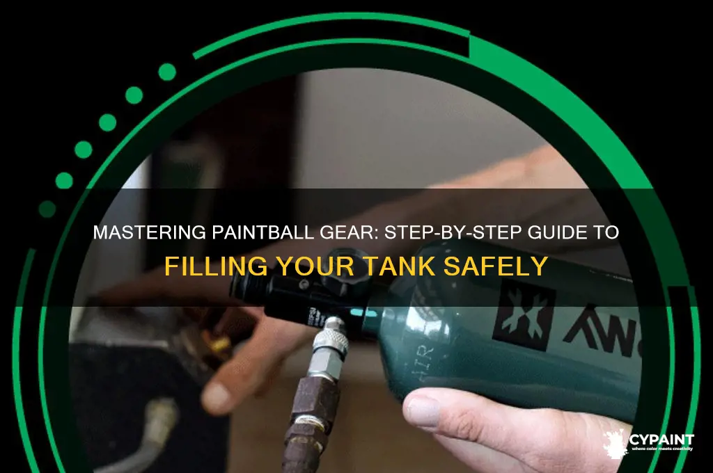 how to fill a paint ball ta k