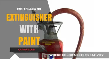 Transforming Extinguishers: Filling Red Fire Extinguishers with Paint