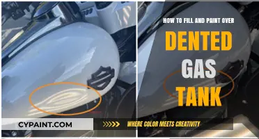 Repairing and Painting Over a Dented Gas Tank
