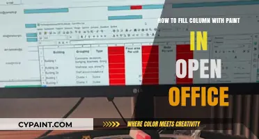 Filling Columns with Paint in OpenOffice: Quick Guide