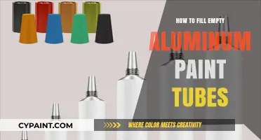 Refill and Reuse: A Guide to Filling Empty Aluminum Paint Tubes