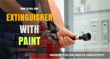 Creative Fire Extinguisher Upcycling: Filling with Paint for Art Projects