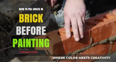 Prep Like a Pro: Filling Brick Holes Before Painting