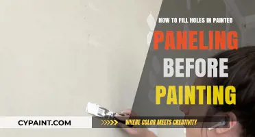 Fill Holes in Painted Paneling: Prep Work for Perfect Painting