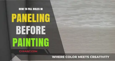 Perfect Paneling Prep: Filling Holes for a Flawless Paint Finish