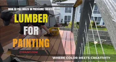 Painting Pressure Treated Lumber: Effective Hole Filling Techniques for Smooth Finish