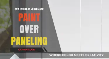 Filling Grooves and Painting Over Paneling: A Guide