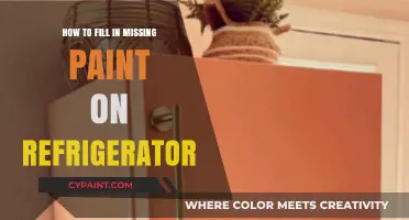 Easy DIY Fix: Filling Missing Paint on Your Refrigerator