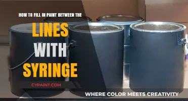 Mastering Syringe Paint Techniques: Filling Between Lines with Precision