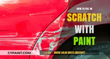 Easy DIY Guide: Filling Scratches with Paint for Seamless Repairs