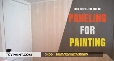The Perfect Paint Job: Filling Lines in Paneling